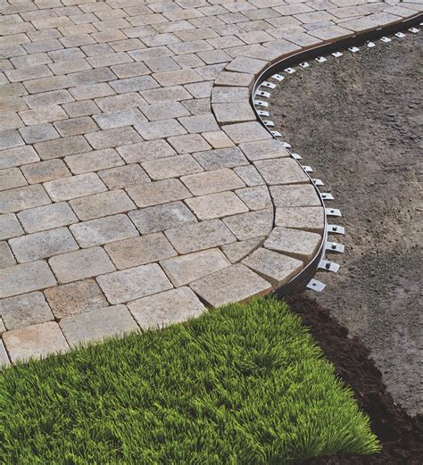 Choose from a variety of colors, including brown, gray and white, in multiple tones. . Lowes edge pavers